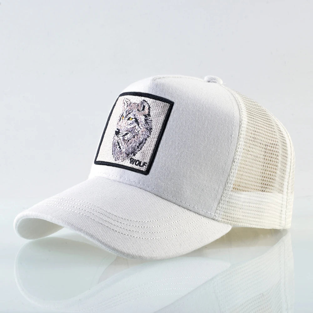 Baseball Caps Men Snapback Hip Hop Hats With Eagle Patch Streetwear Trucker Caps Women Spring Summer Breathable Mesh Visor Bones