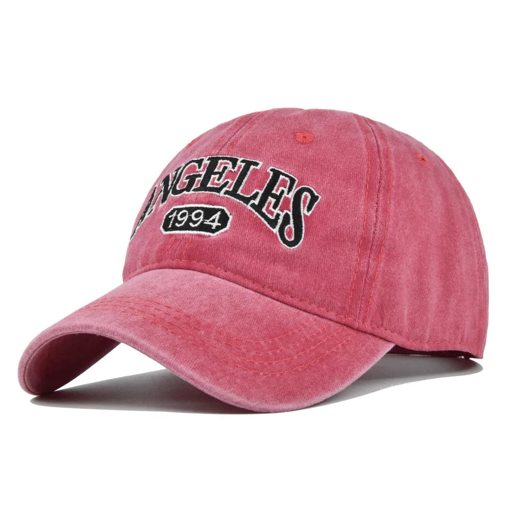 Cotton Baseball Cap Men Women Letter Embroidery Hat Soft Top Casual Retro Snapback Hats Unisex