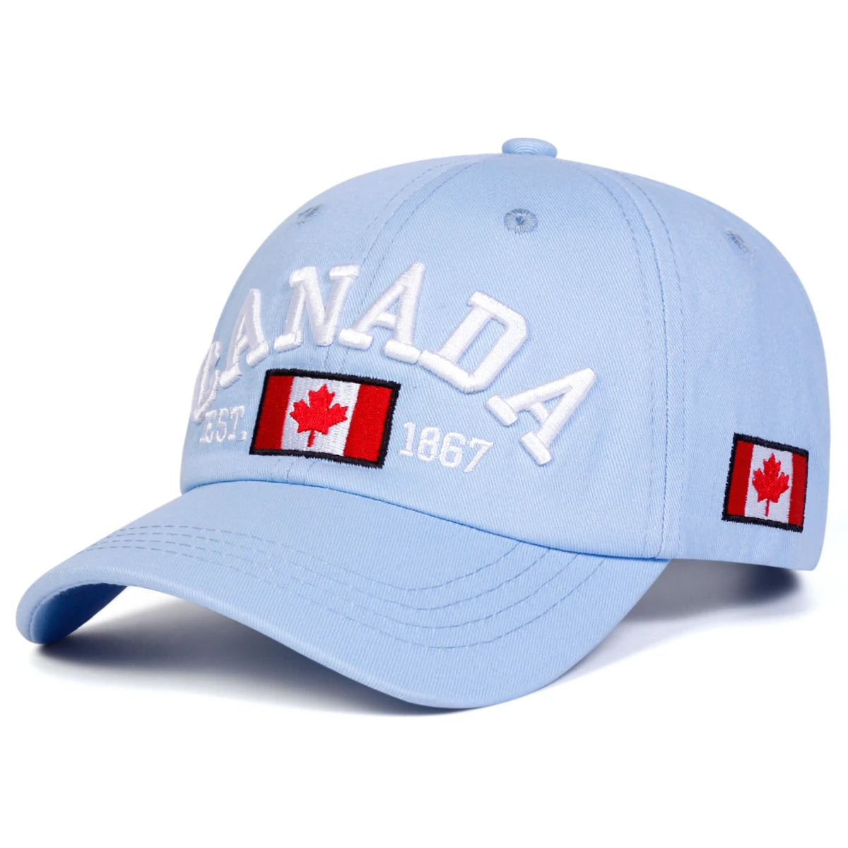 Cotton Canada Baseball Cap Flag Hat Snapback Adjuatable Mens Caps Gorras