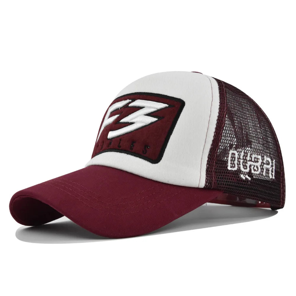 Summer Mesh Baseball Cap Men Women Adjustable Streetwear Outdoor Sun Protection Hip Hop Hat