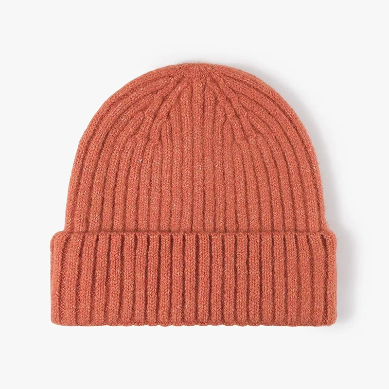 Cool Women Man Autumn Winter Thick Wool Beanie Hat Outdoor Earflaps Warm Knitted Cap Men - Thick