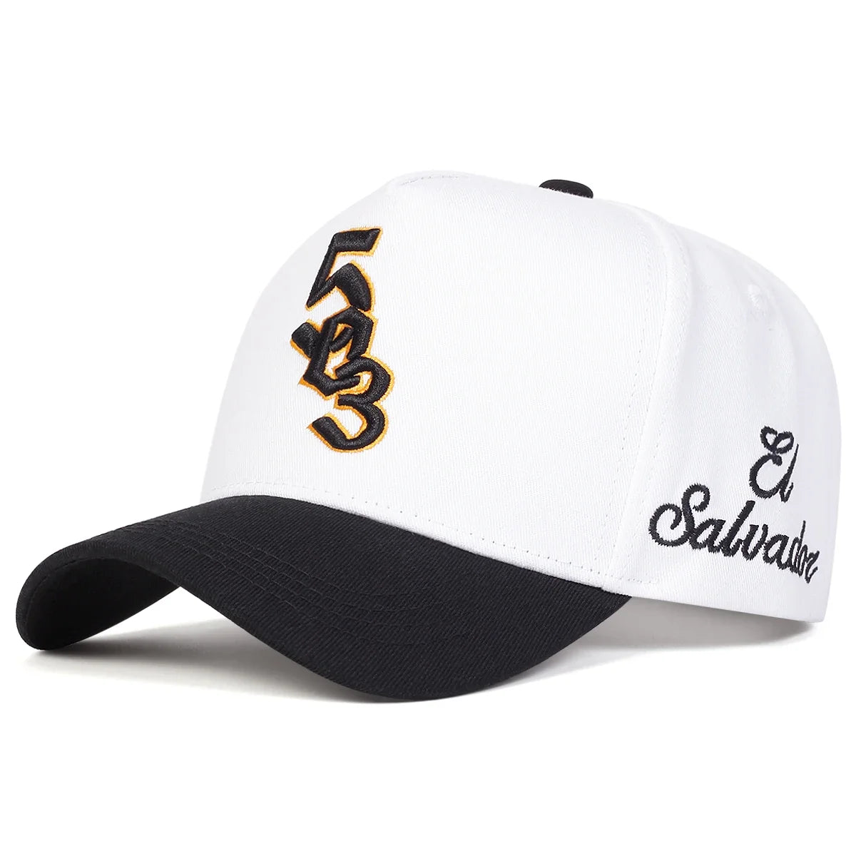 Unisex 503 Salvador Letter Embroidery Baseball Caps Spring Autumn Outdoor Adjustable Casual Hats Hip