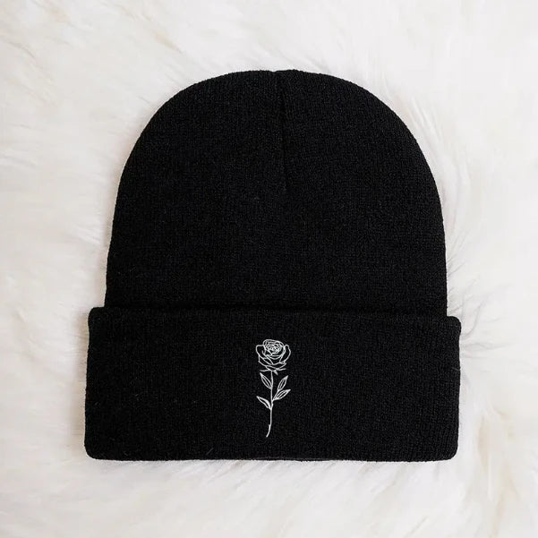 Warm Women Men Winter Beanies Hats Gothic Street Punk Knitted Bonnet Caps 100% Cotton Fashion Keep Warm Skullies Beanies Hats
