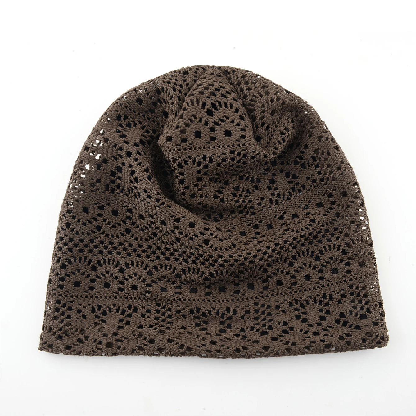 Women's Knitted Lace Lightweight Slouchy Hat Spring Summer Breathable Elegant Design Beanie For Lady Outdoor Casual Outfits