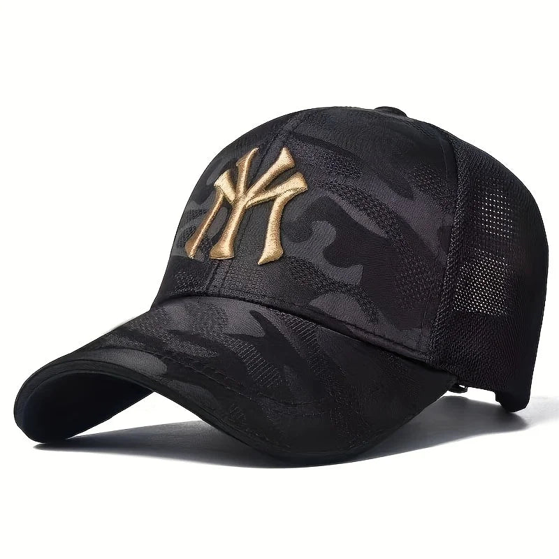Unisex My Letter Embroidery Baseball Net Caps Outdoor Adjustable Spring Summer Casual Sunscreen Hat