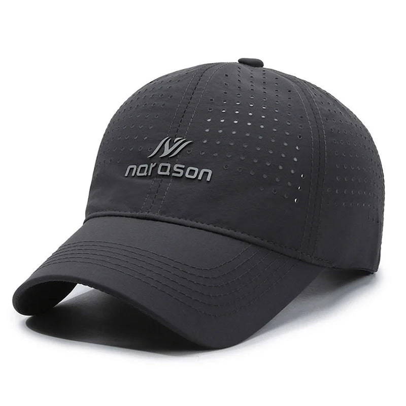 Sports Polyester Baseball Cap, Quick-drying, Spring and Summer Leisure, Men'S Fashion Trend, Women'S Daily Outdoor Sports Cap