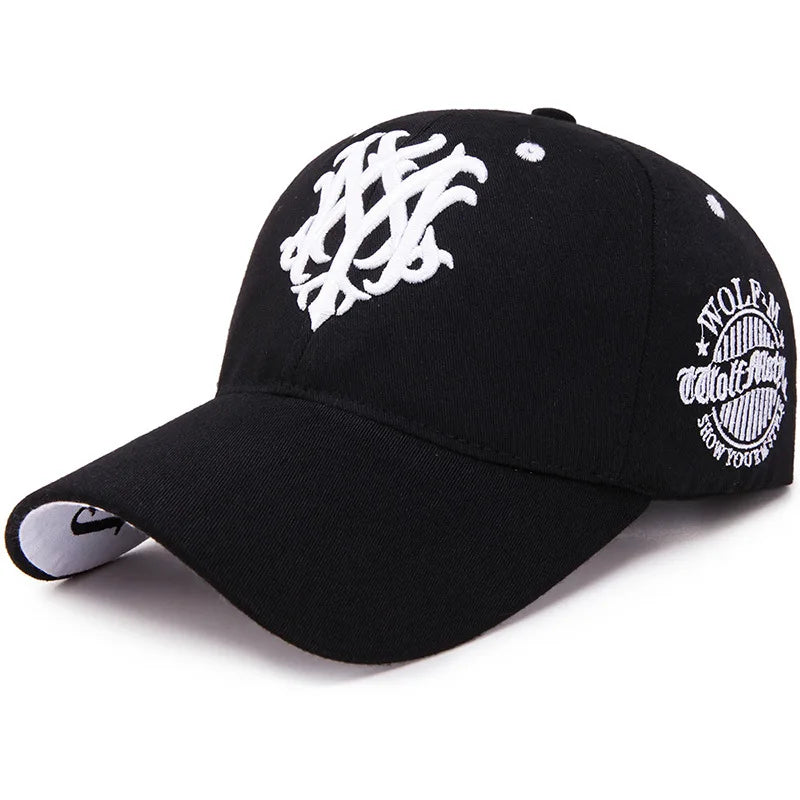 Totem Flame Baseball Cap Men S Women European American Net Red Spring Summer Sun Shading Smbroidered