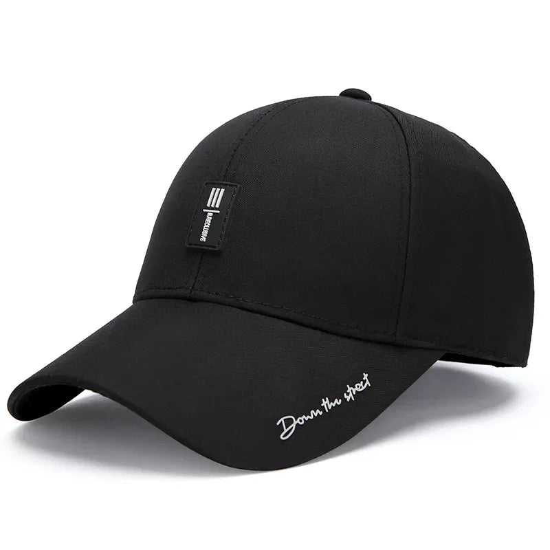 Men S Baseball Hat Hard Top Spring Autumn Big Head Circumference Cotton Cap Sun Protection Dad