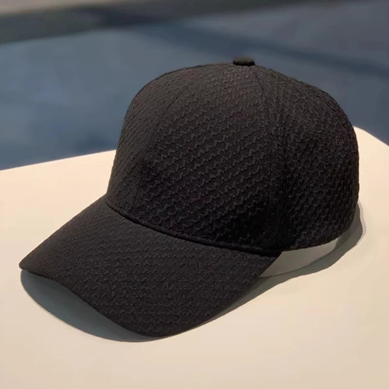Unisex Lightweight Sunshade Baseball Cap - Quick-Drying, Adjustable Fit for Outdoor Sports