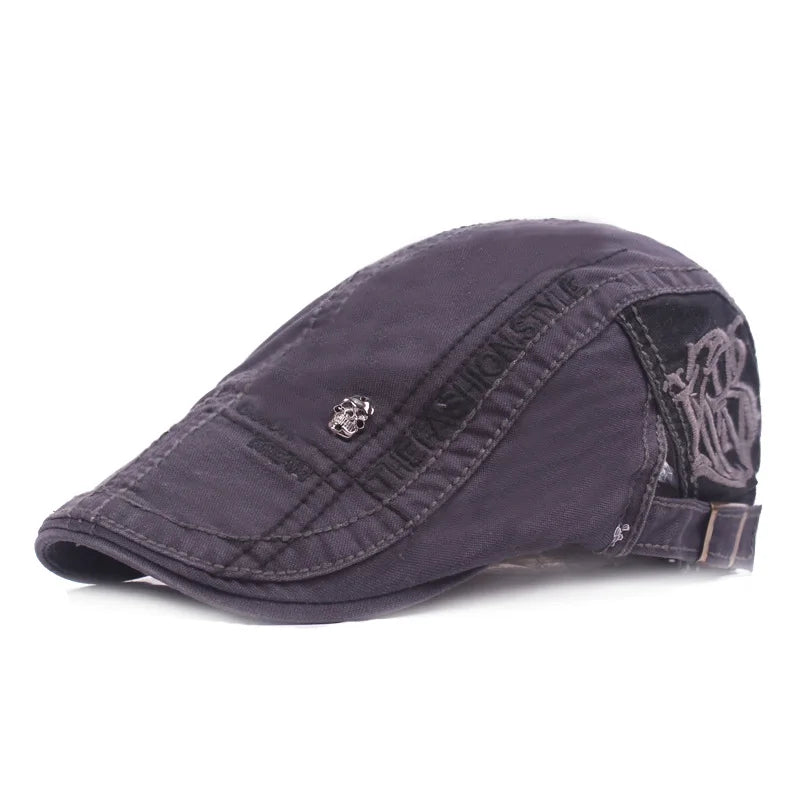 Aumnr Autdoor Sports Cotton Berets Caps Men Women Casual Peaked Letter Embroidery Hats Casquette Cap
