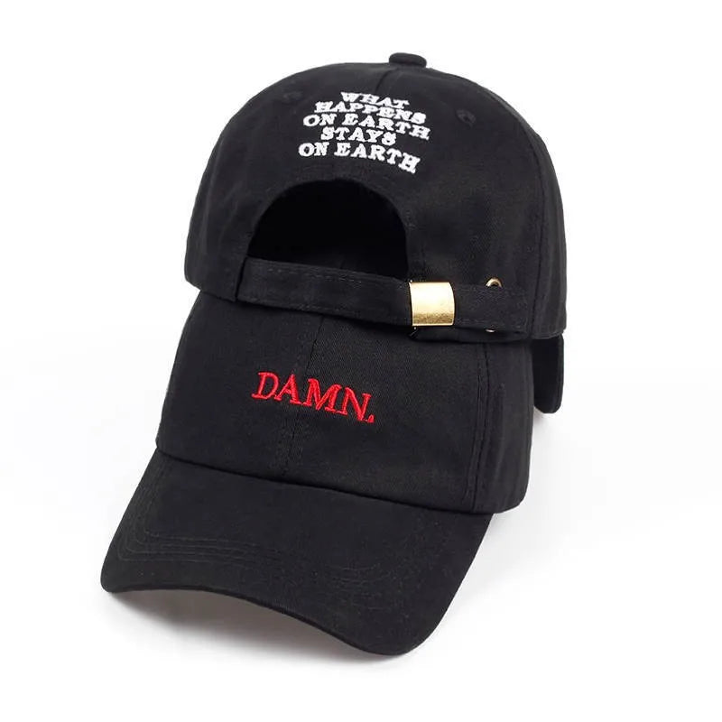 Luxury Unisex Damn Embroidery Baseball Designer Caps Man Woman Hiphop Snapback Hat Outdoor Casual