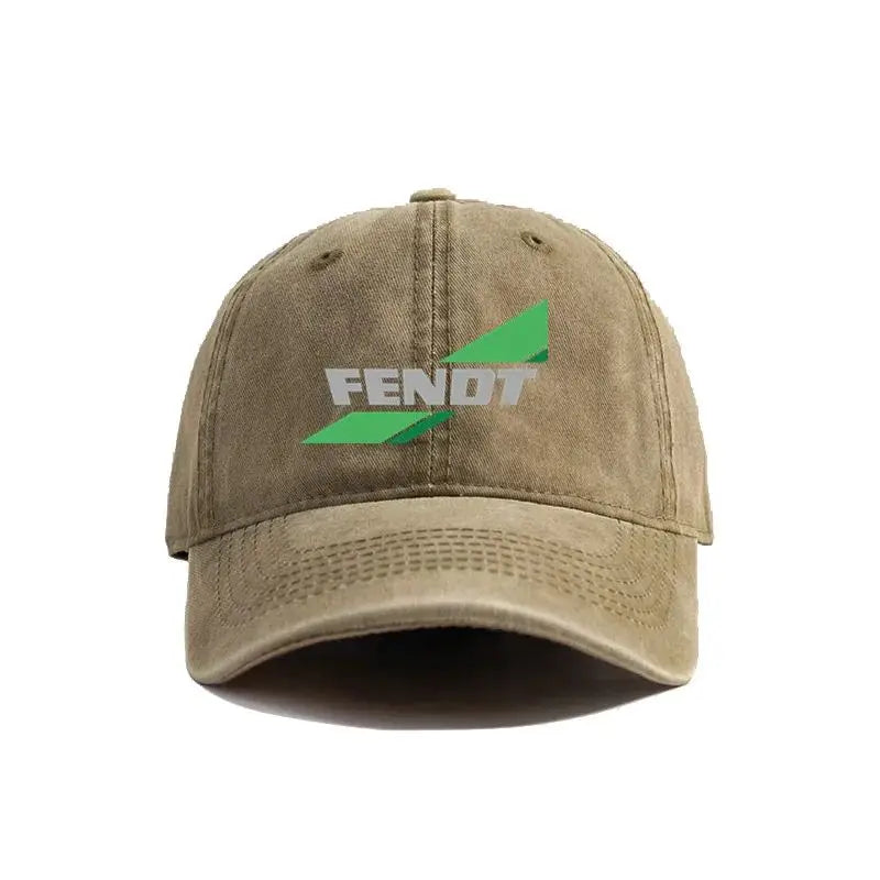 Fendt Agricultural Farming Tractors Distressed Baseball Cap Cool Men Retro Outdoor Summer Adjustable