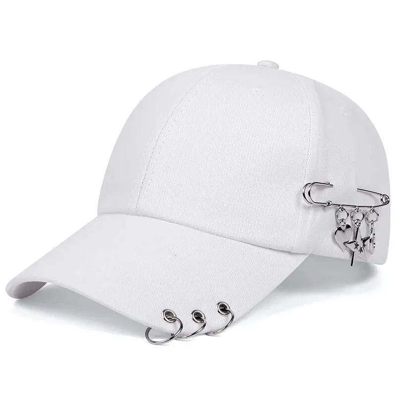 Unisex Star Iron Ring Baseball Caps Spring Autumn Outdoor Adjustable Casual Hats Sunscreen Hat