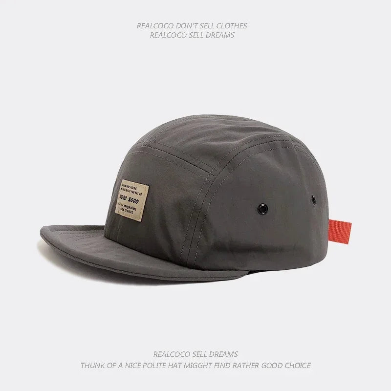 Japanese Quick-drying Breathable Short Brim Baseball Caps Men Women Face Small Foldable Soft Top Hip-hop Cap Women Soft Brim Hat