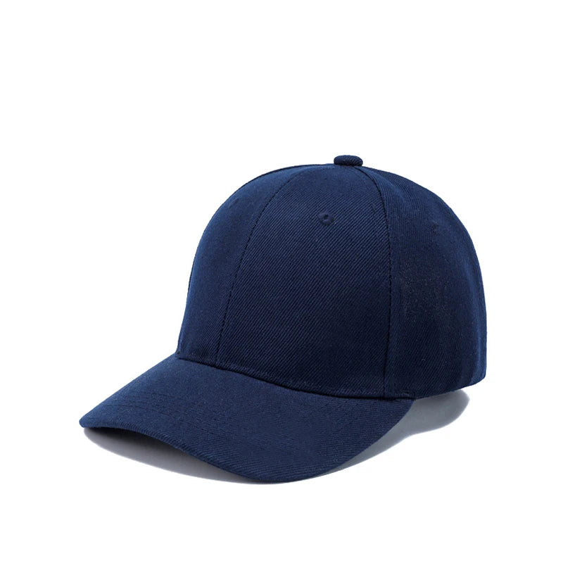 Summer Children Peaked Caps Students Kids Baseball Cap Boy Girl Solid Color Cotton Adjustable Hats
