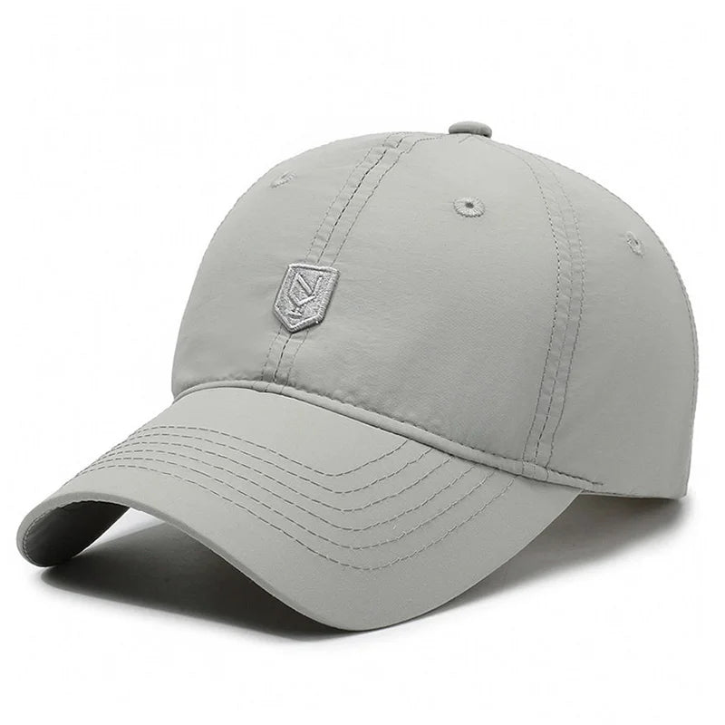Quick-Dry Baseball Cap - Adjustable, Moisture-Wicking Sun Hat for Outdoor Sports & All Seasons