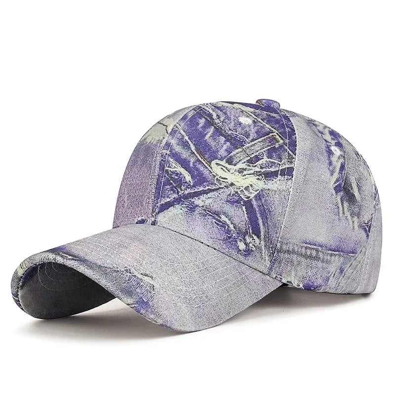 Women Men Washed Cotton Baseball Cap Male Female Retro Four Seasons Outdoor Sports Snapback Hat