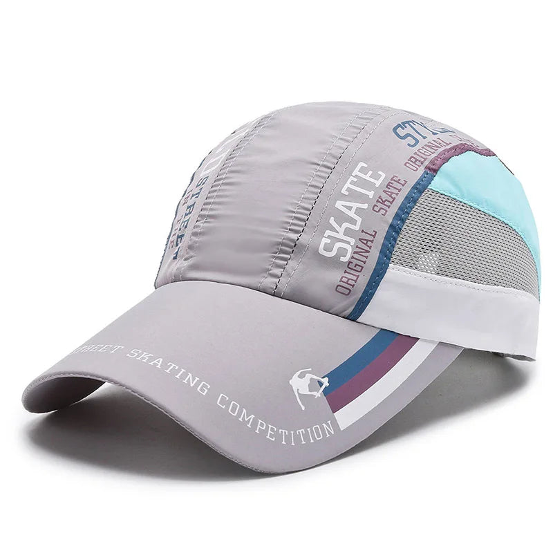 Breathable Quick Dry Unisex Baseball Cap for Outdoor Sports and Sun Protection For Women & Men