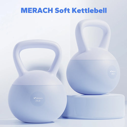 Soft Kettlebell Non-Slip Wide-Grip Handle Cushioned Horizontal Base Filled with Fine Mineral Sand Premium Kettle Bell