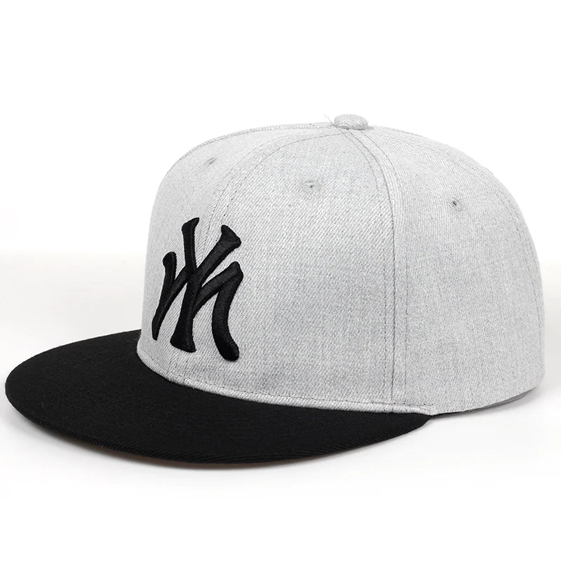 Letter Embroidery Baseball Cap Hip Hop Outdoor Snapback Caps Adjustable Flat Hats Sun Hat