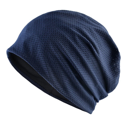 Breathable Beanies Spring Outdoor Casual Skullies Beanies Women Summer Mesh Thin Bonnet Gorras Solid Color Fashion Soft Hat Men