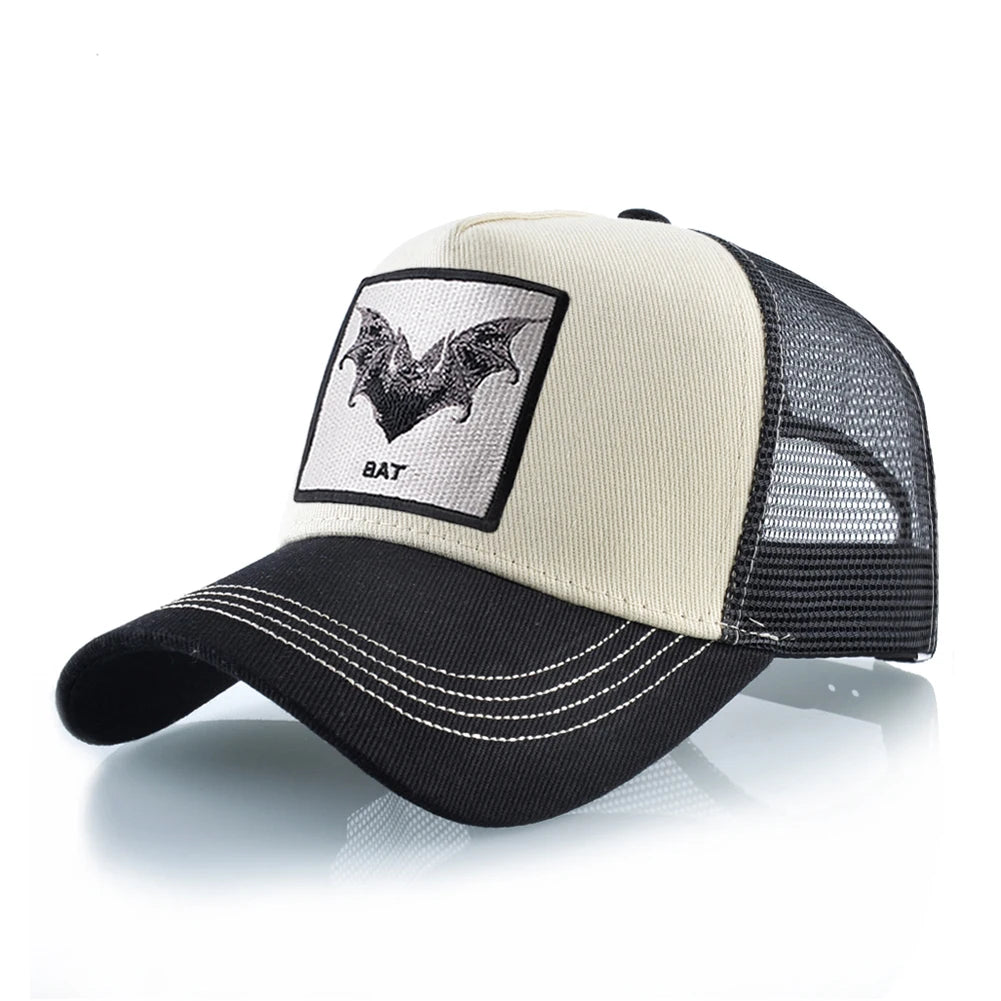 Baseball Cap With Bat Embroidery Four Seasons Snapback Trucker Caps Men Women Fashion Hip Hop Baseball Hat Outdoor Visor Caps