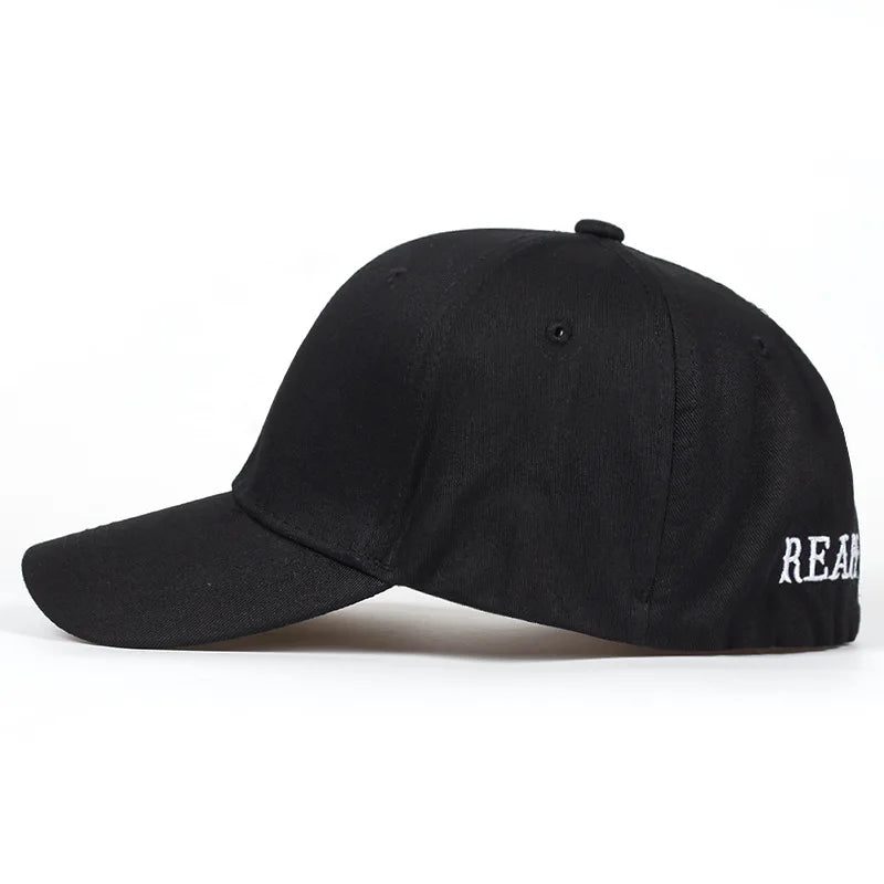 Brand Black Hats Sons Anarchy Reaper Crew Fitted Baseball Cap Women Men Letters Embroidered Hat Hip