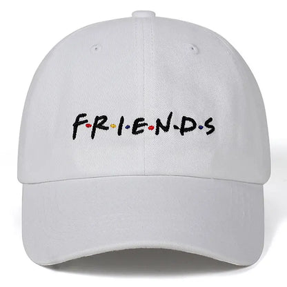 Women Men Spring Summer Dad Hat Friends Embroidery Baseball Cap Cotton Adjustable Snapback Hats