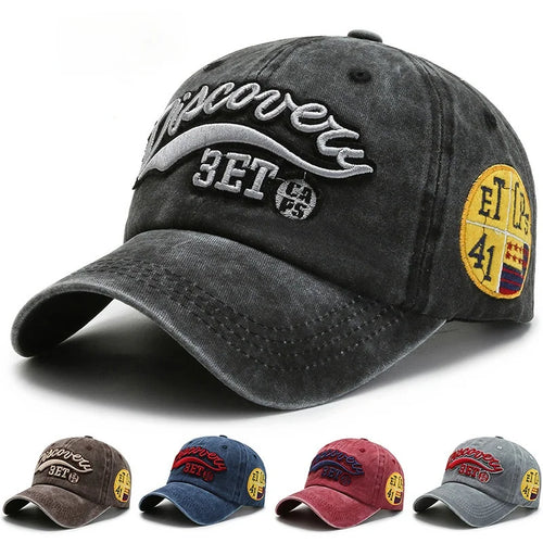 Autumn Women S Men Baseball Cap Solid Color Rebound Letter Embroidery Retro Sun Hat Outdoor Cotton
