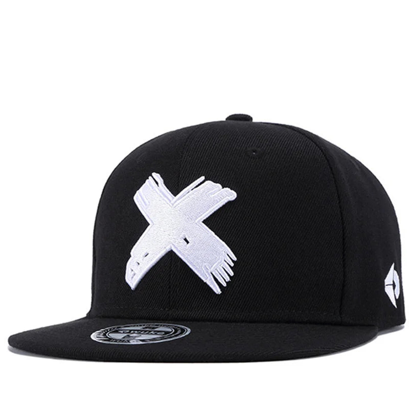 Snapback Baseball Hat Ten Times Embroidery Adjustable Hats Youth Men Women Cap Flat Trend Street
