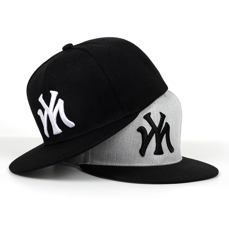 Letter Embroidery Baseball Cap Hip Hop Outdoor Snapback Caps Adjustable Flat Hats Sun Hat