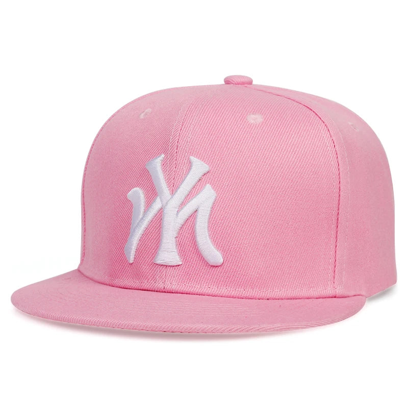 Letter Embroidery Baseball Cap Hip Hop Outdoor Snapback Caps Adjustable Flat Hats Sun Hat