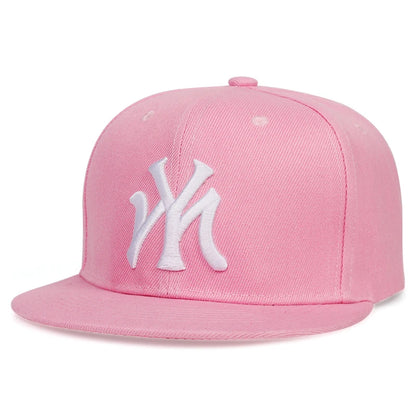 Letter Embroidery Baseball Cap Hip Hop Outdoor Snapback Caps Adjustable Flat Hats Sun Hat