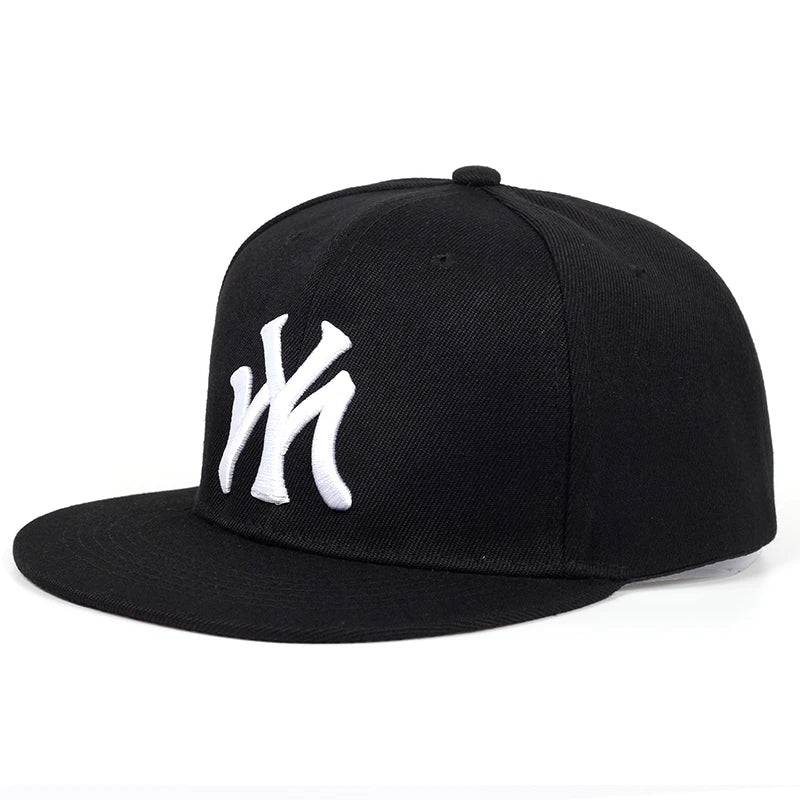 Letter Embroidery Baseball Cap Hip Hop Outdoor Snapback Caps Adjustable Flat Hats Sun Hat
