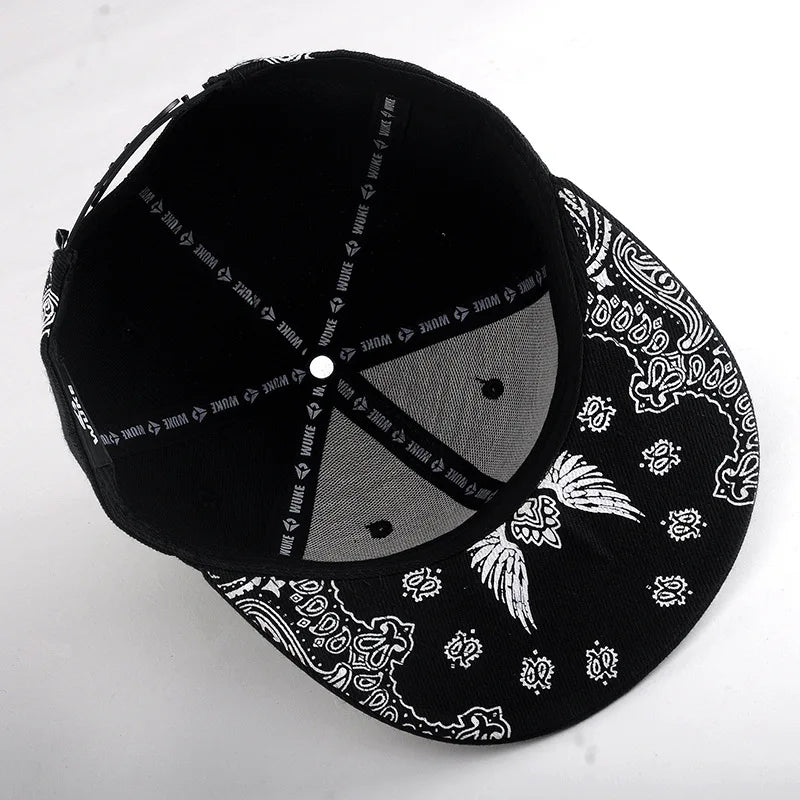 Snapback Baseball Hat Ten Times Embroidery Adjustable Hats Youth Men Women Cap Flat Trend Street