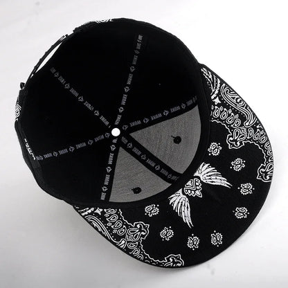 Snapback Baseball Hat Ten Times Embroidery Adjustable Hats Youth Men Women Cap Flat Trend Street