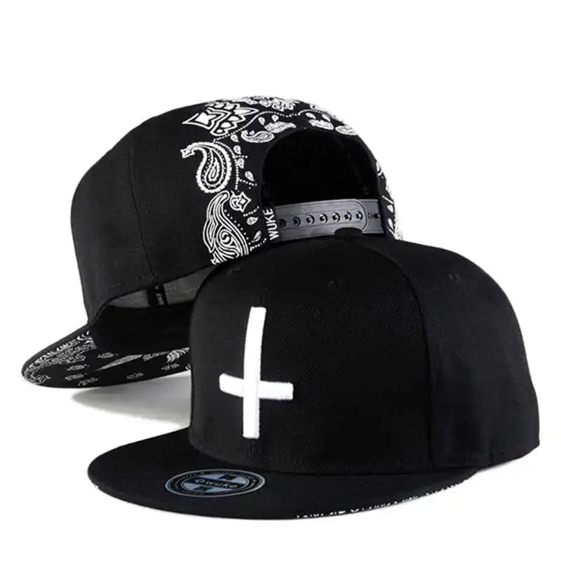 Snapback Baseball Hat Ten Times Embroidery Adjustable Hats Youth Men Women Cap Flat Trend Street