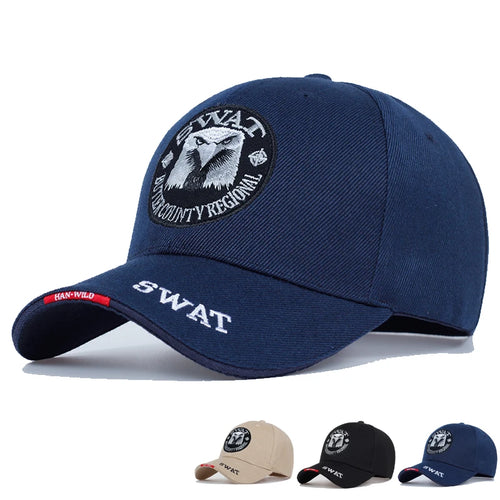Swat Army Cap Male Embroidered Eagle Black Baseball Caps Men Gorras Para Hombre Women Snapback Bone