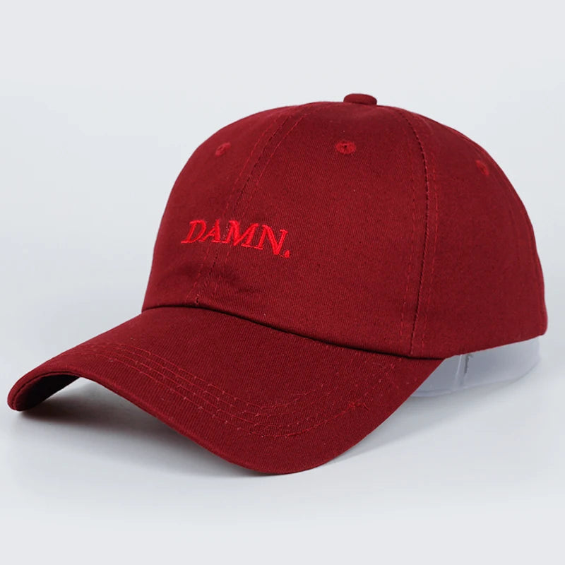 Unisex Spring Summer Damn Hats Embroidered Earth Dad Hat Hip Hop Cap Kendrick Lamar Rapper Snapback