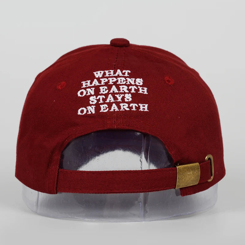Unisex Spring Summer Damn Hats Embroidered Earth Dad Hat Hip Hop Cap Kendrick Lamar Rapper Snapback