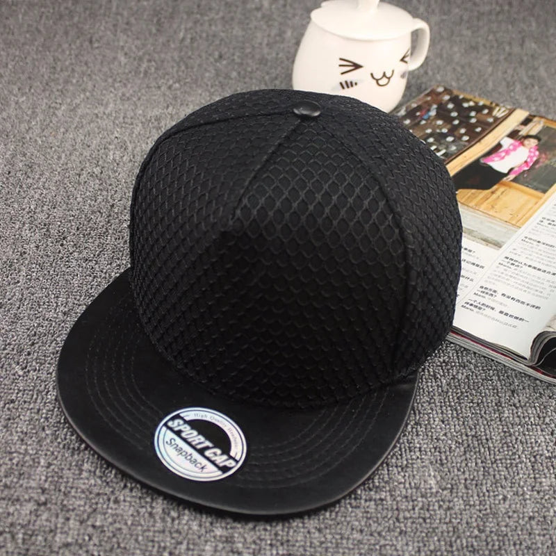 5 Colors Plastic Triangle Baseball Cap Hat Hip Hop Flat-Brimmed Snapback Hats Men Women
