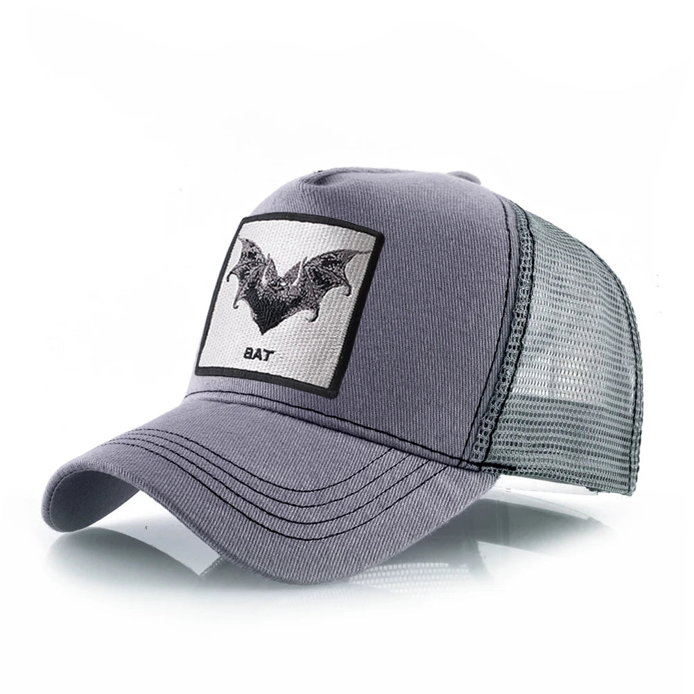 Baseball Cap With Bat Embroidery Four Seasons Snapback Trucker Caps Men Women Fashion Hip Hop Baseball Hat Outdoor Visor Caps