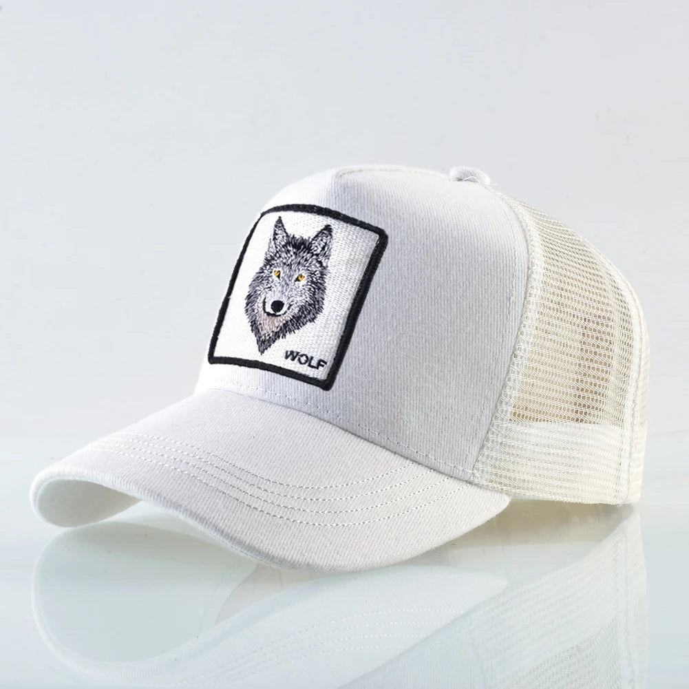 Baseball Caps Men Snapback Hip Hop Hats With Eagle Patch Streetwear Trucker Caps Women Spring Summer Breathable Mesh Visor Bones