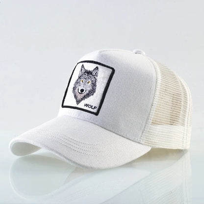 Baseball Caps Men Snapback Hip Hop Hats With Eagle Patch Streetwear Trucker Caps Women Spring Summer Breathable Mesh Visor Bones