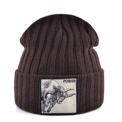 Fashion Skullcap Men Outdoor Streetwear Skullies Beanies Women Knitted Hip Hop Hat Boys Girls Kpop Bonnet Cap Black Knit Beanie