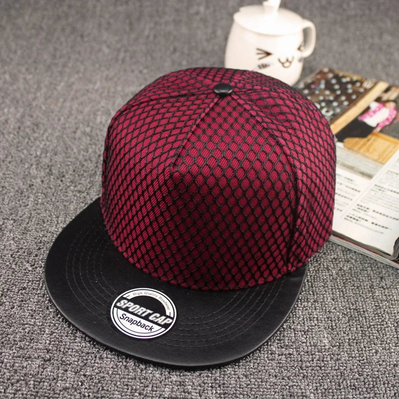 5 Colors Plastic Triangle Baseball Cap Hat Hip Hop Flat-Brimmed Snapback Hats Men Women