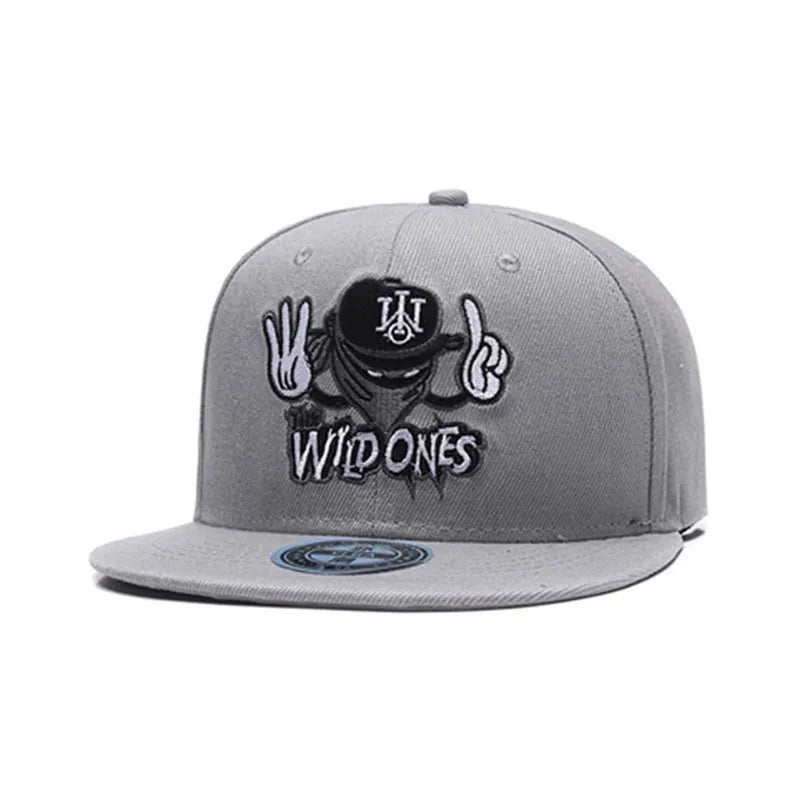 Brand Embroidery Retro Baseball Caps Men Women Bone Snapbacks Black Sports Hats Street Art Hip Hop