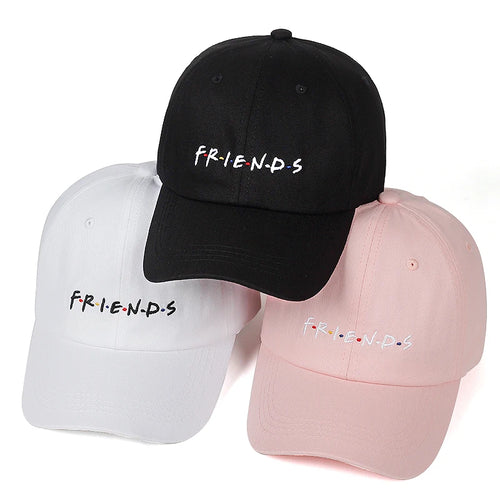 Women Men Spring Summer Dad Hat Friends Embroidery Baseball Cap Cotton Adjustable Snapback Hats
