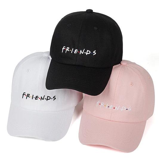 Women Men Spring Summer Dad Hat Friends Embroidery Baseball Cap Cotton Adjustable Snapback Hats