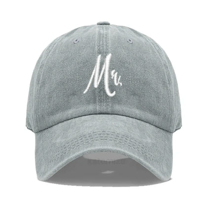 Matching Mr Mrs Baseball Cap Men S Women Cotton Embroidery Sport Golf Caps Bridal Gift Newlywed